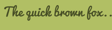 Image with Font Color 484F26 and Background Color B1BF64